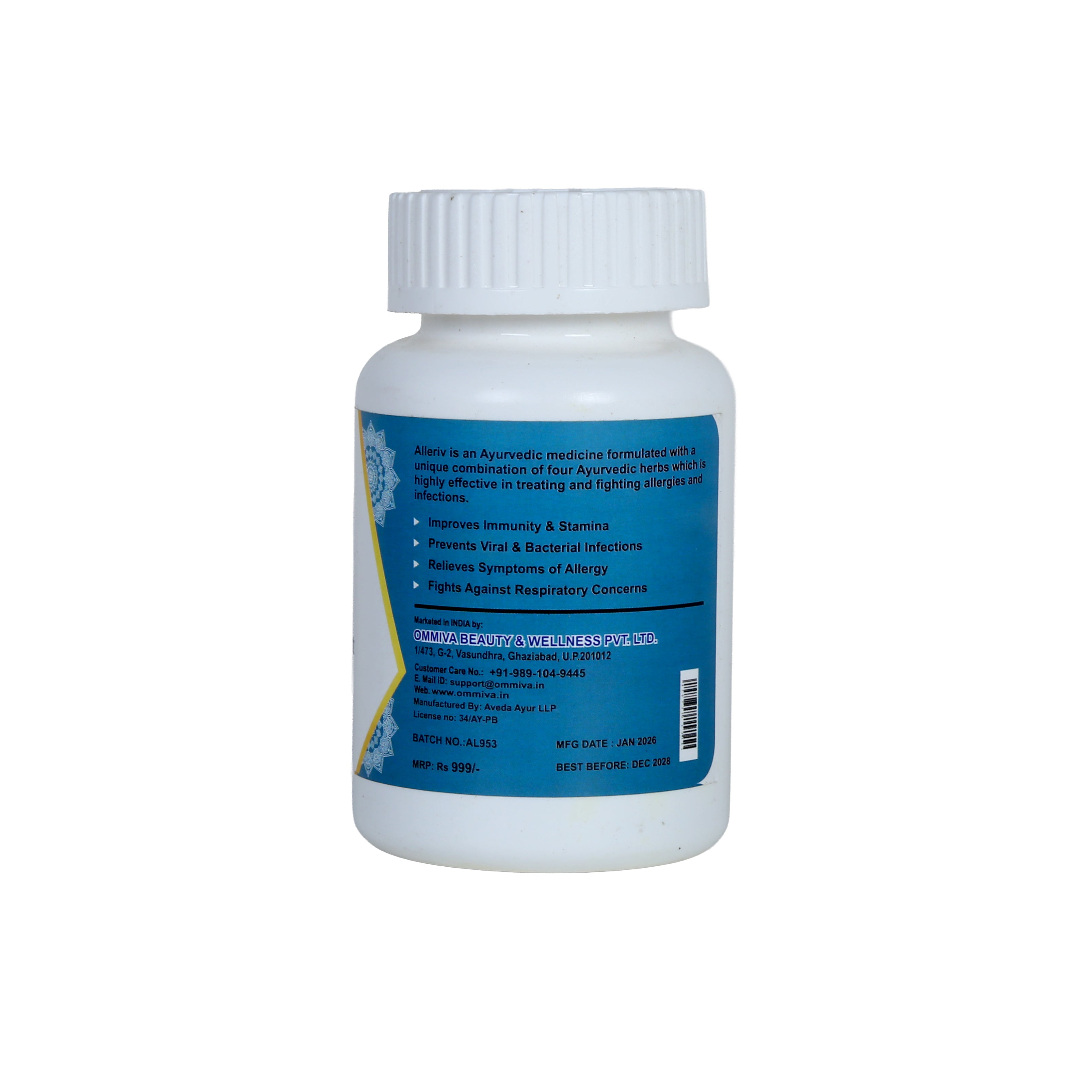 Ommiva Alleriv Health Supplement